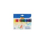 Crayons à la cire de 24 couleurs JOVI plastic