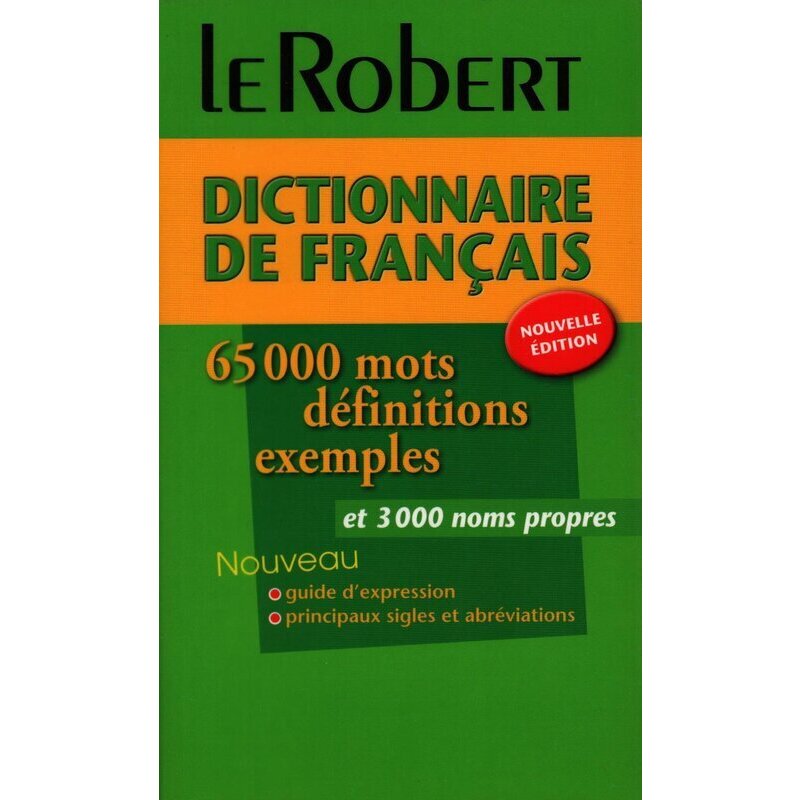 Le Robert Dictionnaire De Français ,vente En Ligne Sur SYNOTEC