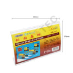 Porte tarif format 178×101mm en plastique