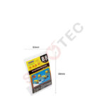 Porte tarif format 63×89mm en plastique