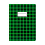 Protège cahier GM vert à carreau