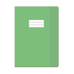 Protège cahier GM cristal vert transparent