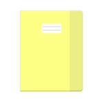 Protège livre cristal jaune transparent