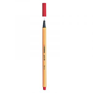 Stylo point fine rouge