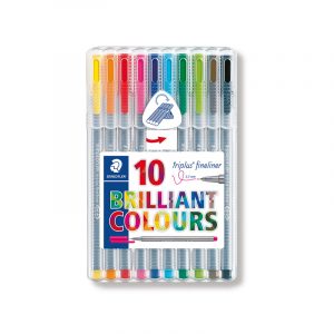 Pochette 10 stylos triplus STAEDTLER