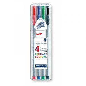 Pochette 4 stylos triplus