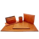 Ensemble de bureau 5 pièces en semi cuir SILDAR