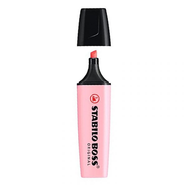 Marqueur fluo rose STABILO boss