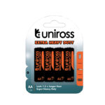 Piles*4 AA extra heavy duty UNIROSS