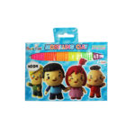 Pâte à modeler 6 couleurs fluo SMILE KIDS
