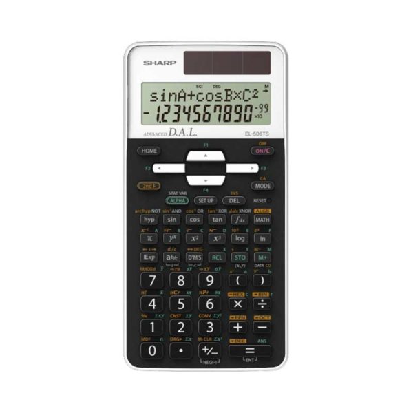 Calculatrice scientifique SHARP EL-506TS-WH