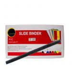 Paquet de 50 baguettes noires 18 mm SLIDE BINDER