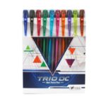Pochette 10 stylos gel UNIMAX