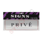 Autocollant privé