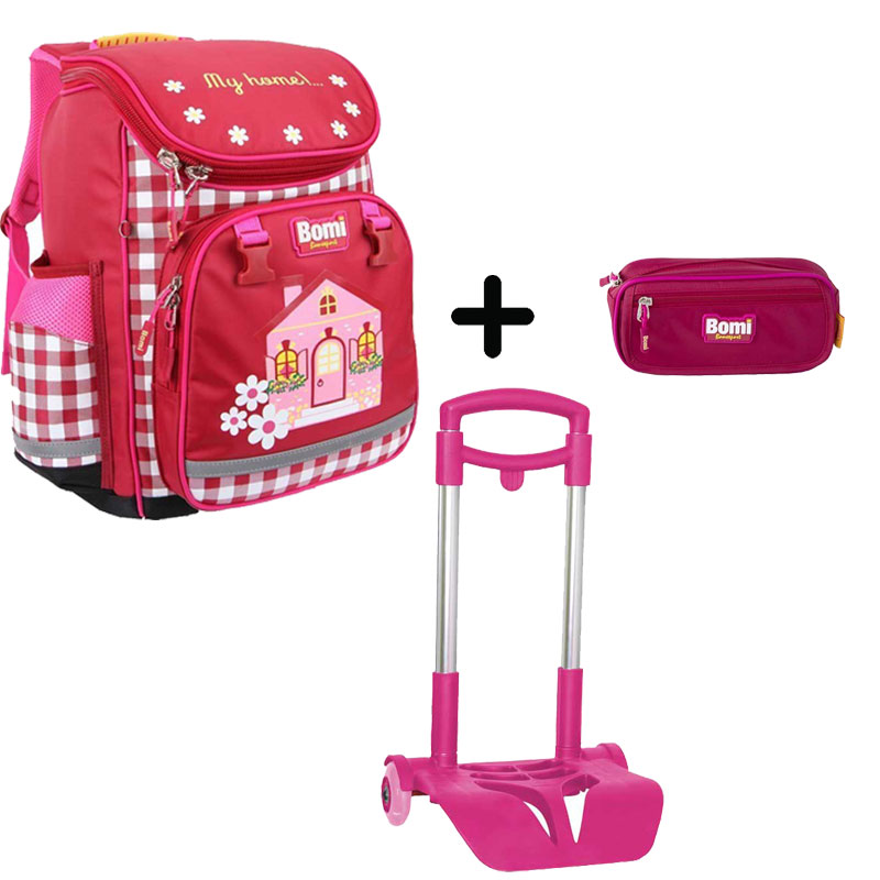 Pack BOMI-HOME cartable SBL02 + chariot + trousse TS02