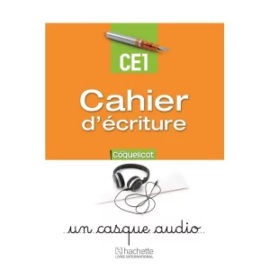Coquelicot Cahier d'écriture CE1