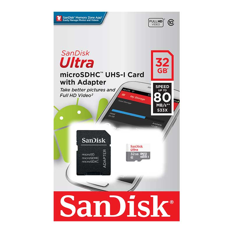 carte-memoire-sandisk-ultra-32go