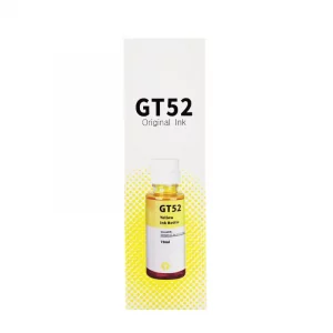 Bouteille d'encre HP Adaptable GT52 Yellow 70ml