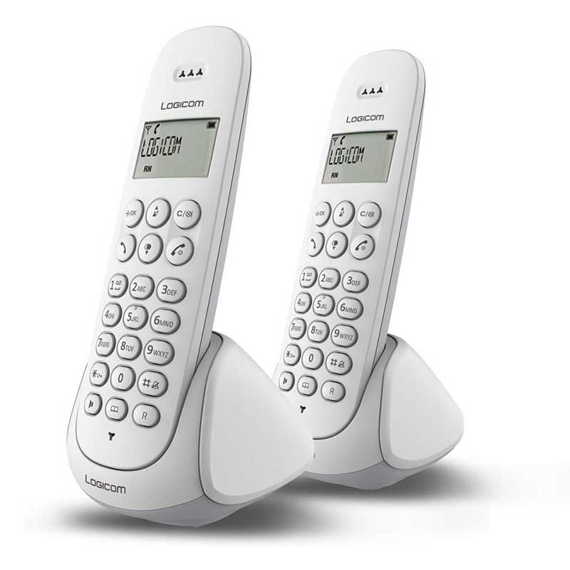 Téléphone-sans-fil-LOGICOM-AURA-250-Blanc