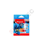 Crayons de 12 couleurs MAPED