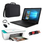 PACK ” HP 15-RB098NK + Imprimante HP DeskJet 2632 3en1 + Clé USB Sandisk 8Go + souris + sacoche “