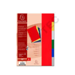 Inter séparation couleur en plastique A4 EXACOPMTA