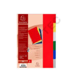 Inter séparation couleur en plastique A4 EXACOPMTA