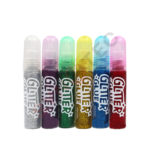 Pochette de 6 colles glitter 6gr