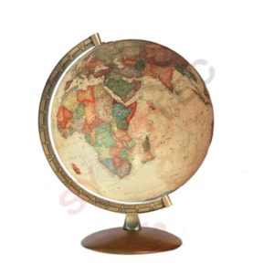 Globe lumineuse chrome 25cm Français