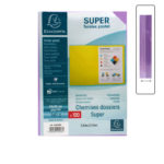 Paquet de 100 chemises bristol cartonnée violet EXACOPMTA