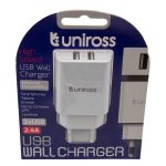 Chargeur USB UNIROSS 2,4A