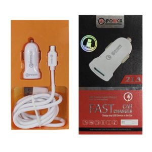 Chargeur voiture micro usb LT Power (CUD-01)
