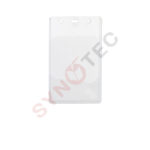 Badge 100*70mm transparent
