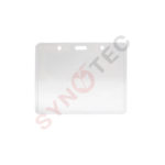 Badge 90*40mm transparent
