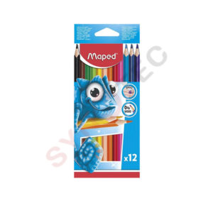Crayons de 12 couleurs MAPED