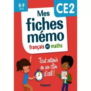 Mes fiches mémo CE2 français -math Livres-SYNOTEC