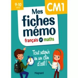 Mes fiches mémo CM1 français -math Livres-Synotec