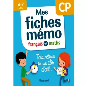 Mes fiches mémo français et maths CP - Livres-SYNOTEC