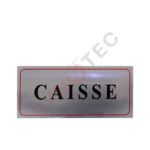 autocollant caisse