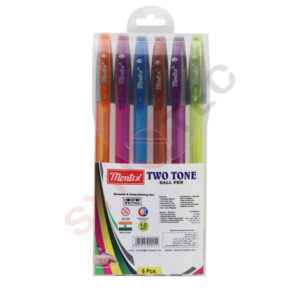 Pochette 6 stylos gel MONTEX two tone