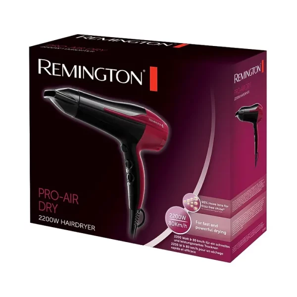 Sèche Cheveux Remington Noir et rose (D5950)