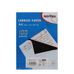 Paquet de 100 papiers carbon noir Nisprea