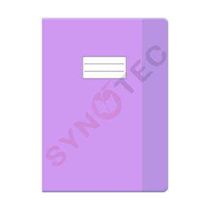 Protège cahier GM cristal violet transparent