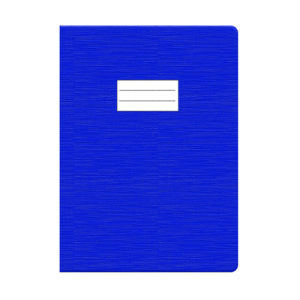 Protège cahier GM lino bleu
