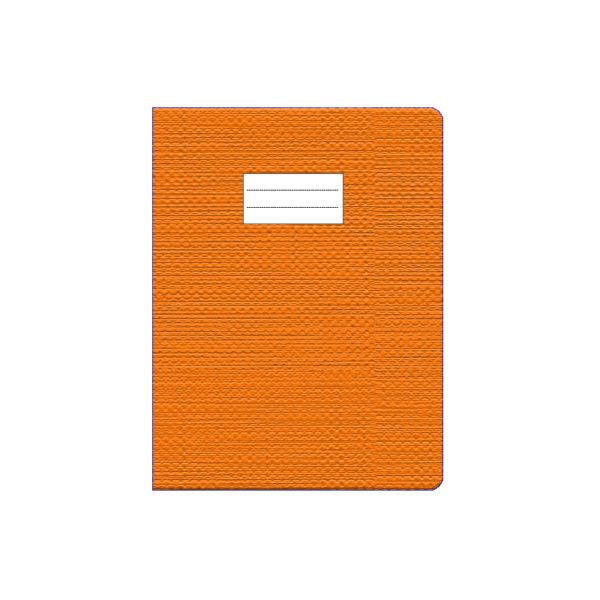 Protège cahier PM lino orange