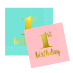 PAPIER SERVIETTE 1ST BIRTHDAY