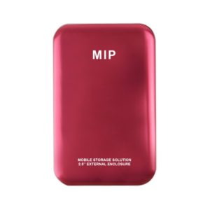 Boitier disque dur 2,5" MIP Rouge (F2) Avec Saccoche
