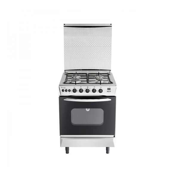 Cuisinière à gaz 4 Feux CONDOR Saphir Gris (F4510G) SYNOTEC