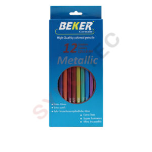 Crayons de 12 couleurs Beker