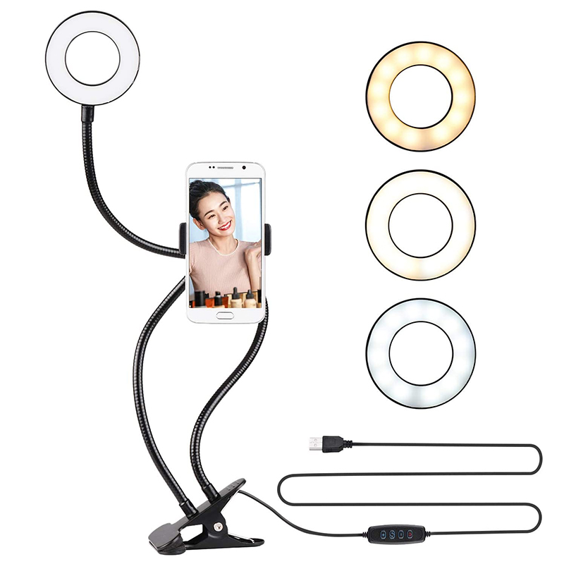 Ring Light Avec Support Telephone - SYNOTEC